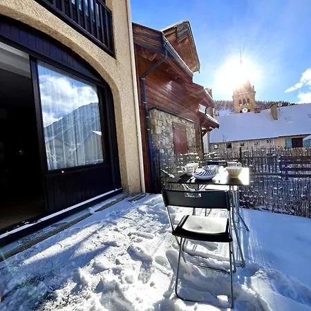 Au Pied Des Pistes Et Jardin Au Soleil Montgenevre